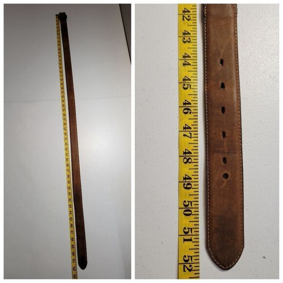Silver Creek Classics Brown Leather Western Belt Simple Plain NO BUCKLE - Picture 2 of 14